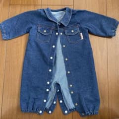 デニム風ロンパース 50-70cmのサムネイル