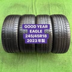 GOOD YEAR EAGLE 245/45R18 2023年製 8~9分山4本 - メルカリ