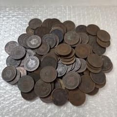 稲1銭青銅貨 100枚　まとめ　古銭　旧貨幣　1のサムネイル