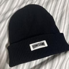 HOMEGAME ニット帽 ビーニー ブラックのサムネイル