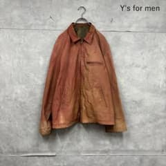 希少 赤ラベル ヨウジヤマモト ワイズフォーメン レザーJKT N1545 