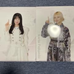 櫻坂46 ローソン一番くじ 藤吉夏鈴 稲熊ひなセットクリアファイル A4