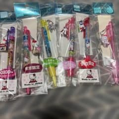 レア)ハローキティ ご当地シャープペン 東京限定5本セット＋阪神