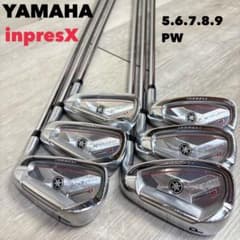 メンズ右】ヤマハインプレスX アイアンセット 5-9,PW 6本 - メルカリ