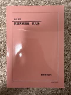 英語実戦講座 英文法 鉄緑会 2022のサムネイル