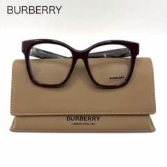 極美品　BURBERRY メガネ フレーム　ボルドー系　バーバリーのサムネイル
