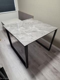 ニトリ セラミックダイニングテーブル 85cm(セーラル85 CHN BE) - メルカリ