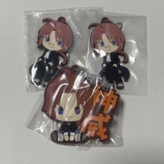銀魂 ラバーキーホルダー 神威 3点セットのサムネイル