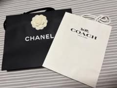 CHANEL ・COACH ショップ袋 2枚セットのサムネイル