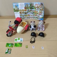 レア☆廃盤☆海外版シルバニアファミリー バイク＆サイドカー - メルカリ