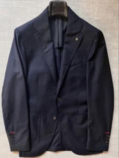 TITO ALLEGRETTO⭐️44春夏ジャケット⭐️コットンシルク　ネイビー3B TITO ALLEGRETTO 44春夏ジャケット ウールネイビー 美品 - メルカリ