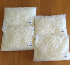 国産精製ミツロウ1kg✕4袋・ パラフィンワックス58°C 1kg×2袋のサムネイル