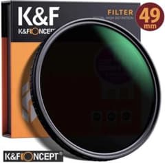 K&F Concept 可変NDフィルター 49mm ND2-ND32のサムネイル