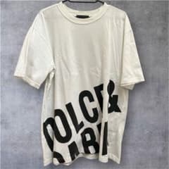 本日特価 DOLCE & GABBANA ロゴ Tシャツ ホワイト Lサイズのサムネイル