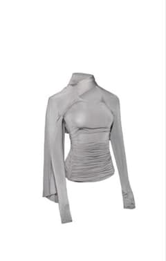 THEREDTHREAD S asymmetric drape topsのサムネイル