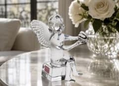 バカラ クリスタル Baccarat ハートを持つエンジェル フィギュリン