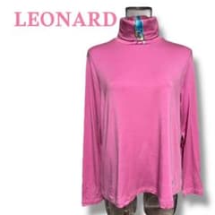 LEONARD ＊ハイネック カットソー LL＊レオナール - メルカリ