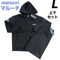 marucci マルーチ パーカー 長袖 ハーフパンツ 上下セット ブラック L
