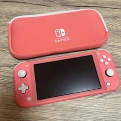 Nintendo Switch Lite 本体 コーラル キャリングケース付 - メルカリ