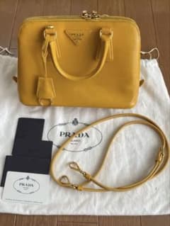 PRADA ハンドバッグ イエローのサムネイル