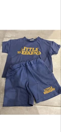 LITTLE WEEKEND セットアップ ネイビーのサムネイル