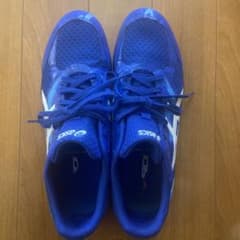ASICS EFFORT スパイクシューズ 青　29.5cmのサムネイル