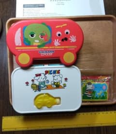 가챠핀 무크 도시락 상자와 PICNIC 도시락 상자와 미니 발룬 (코끼리와 시마 말)