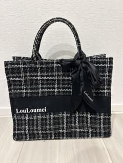 NICE CLAUP 【LouLoumei 】ツイードトートバッグのサムネイル
