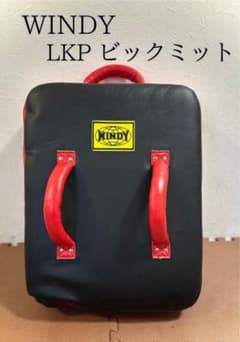 値下げ！WINDY LKP ビックミット 黒/赤のサムネイル