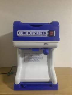 美品 キューブアイススライサー CR-SIS電動かき氷機 業務用 お祭り