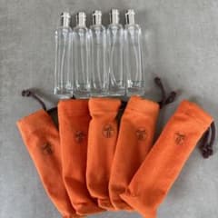 HERMES 香水 ミニボトル 5本セット 空びん 袋 - メルカリ