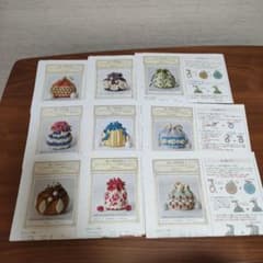 クチュリエキット(編み図のみ)★ボタニカルモチーフかぎ針きんちゃく　フェリシモのサムネイル