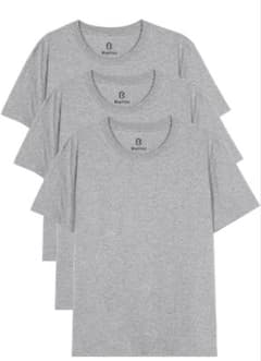 極厚7oz✨ヘビーウェイトTシャツ BALLOT 3枚組 XXL グレー 厚手のサムネイル