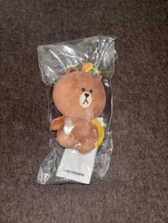 LINE FRIENDS BROWN ぬいぐるみ キーホルダーのサムネイル