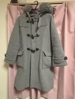 Heather グレー ダッフルコートのサムネイル