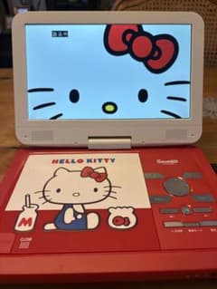 キティちゃん Hello Kitty ポータブルDVDプレーヤー - メルカリ