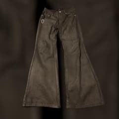 goar.archive straped flare oil pants - メルカリ