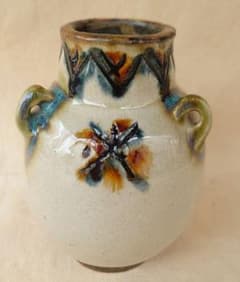 琉球 壺屋焼 小橋川源慶 花瓶 フラワーベース 作家 m70596041040_1.jpg?1771053423