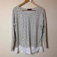 ここの様♡専用♡お値下げ♡5Lサイズ♡花柄カットソー♡のサムネイル