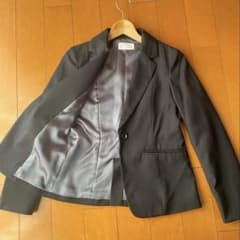 美品】INDEX インデックス 定番 テーラードジャケット 裏地付ブラック 