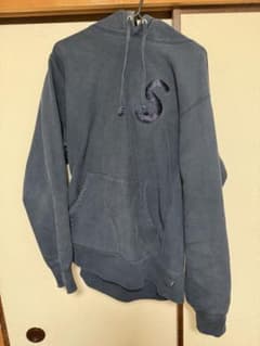 【*犬様 Supreme ダークブルー パーカーのサムネイル