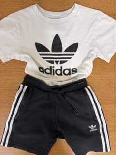 adidas キッズ 130cm Tシャツ ショートパンツ セットのサムネイル