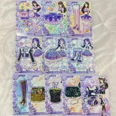 アイカツアンコール 紫吹蘭 パープルステージ パープルブロッサム 他 N セットのサムネイル