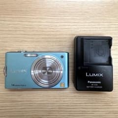 良品中古 DMC-FX66　コンデジ LUMIX 【動作確認済】Panasonic DMC-FX66 デジカメ LUMIX Panasonic 即日発送 バイオレット デジタルカメラ