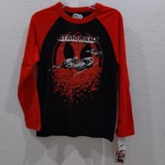未使用 STAR WARS 長袖Tシャツ　キッズM(１５０センチ程度)のサムネイル