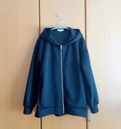 SALE【GLOBAL WORK】 グローバルワーク　パーカー　ジップ　ブラック