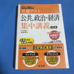 大学入試 共通テスト 公共,政治・経済 集中講義 改訂版 五訂版のサムネイル