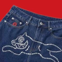 海外限定☆Icecream dog ラインストーン デニムジーンズ - メルカリ