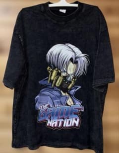 や*ん様 『希少』ドラゴンボールZ 古着ガスマスクトランクスプリントTシャツのサムネイル