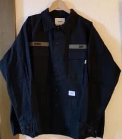 wtaps jungle LS/SHIRT COTTON CANVAS 黒 XLのサムネイル